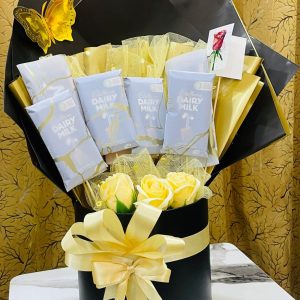 Bloomy Chocolates Bucket